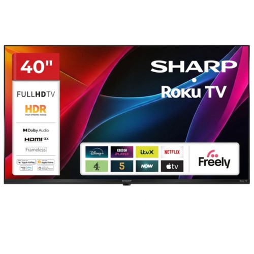 Sharp 40hd2125k 40in roku - sharp,