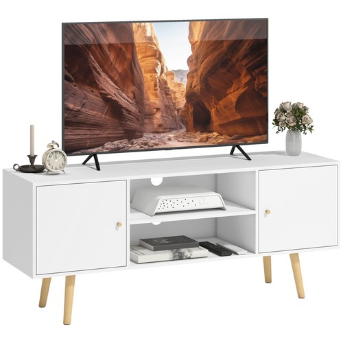 Homcom white stand for - tv,
