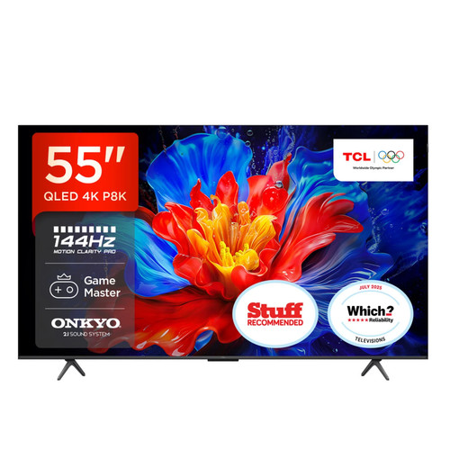 Tcl 55p8k qled - qled, hdr