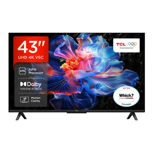 Tcl 43v6c uhd - tcl, 4k