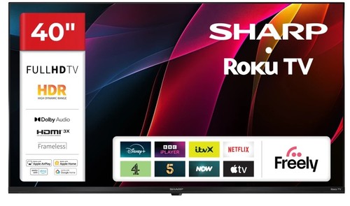 Sharp 40hd2025k roku - full, hd
